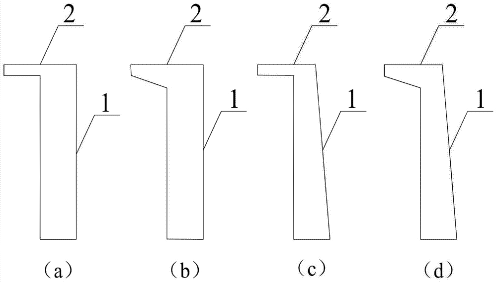 A compound sand-retaining wall capable of forming longitudinal spiral flow to retain and discharge sand