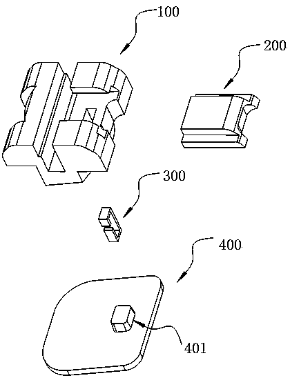 Bracket and self-locking method of bracket