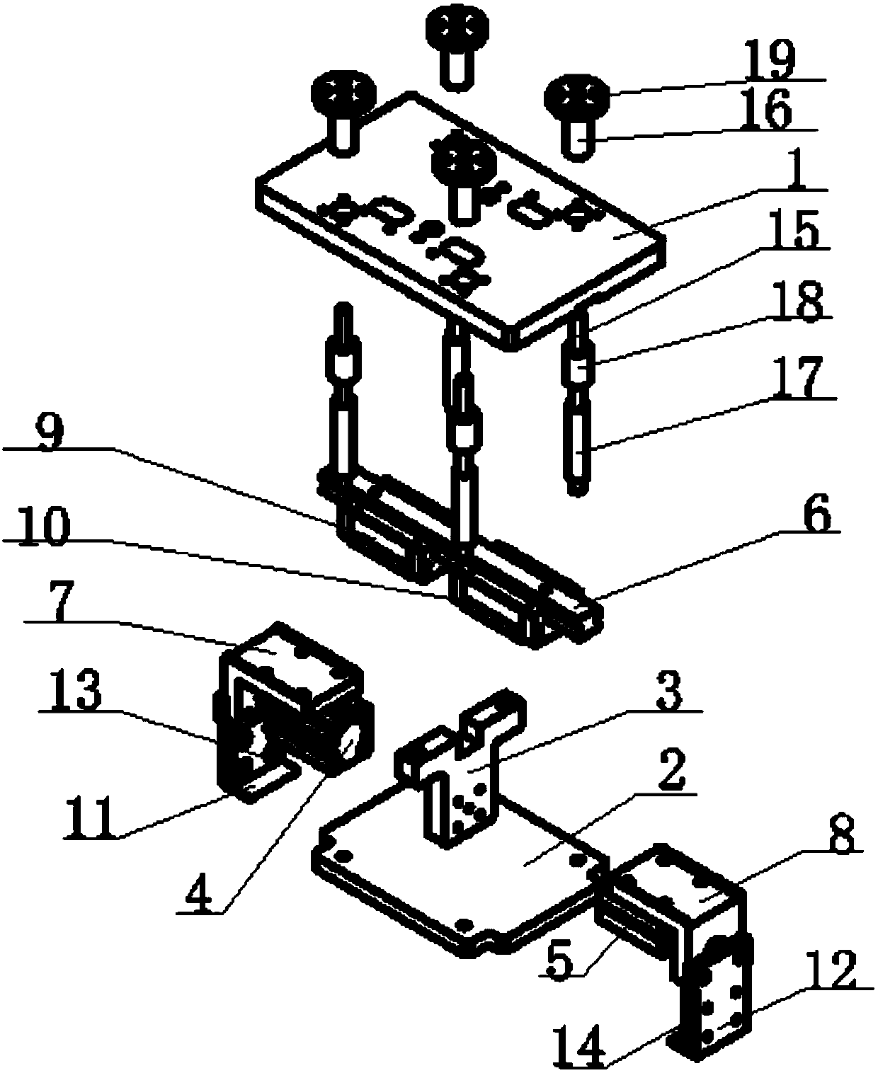 Battery cell grabbing structure