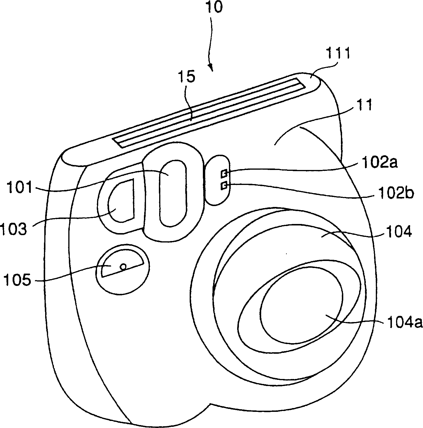 Camera and delivering device