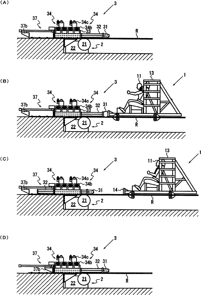 Impact test device and impact test method