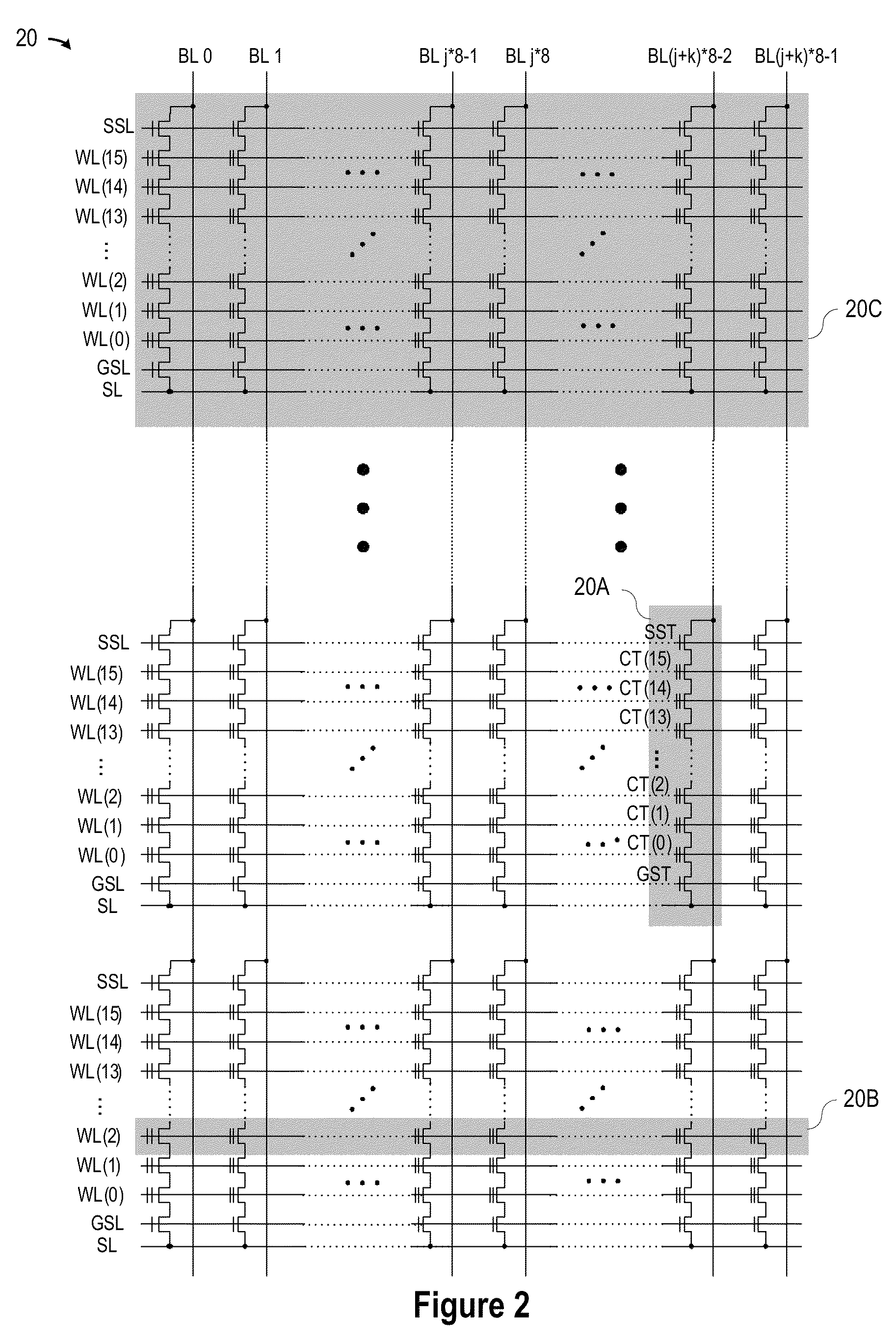 Three dimensional nonvolatile memory cell structure with upper body connection