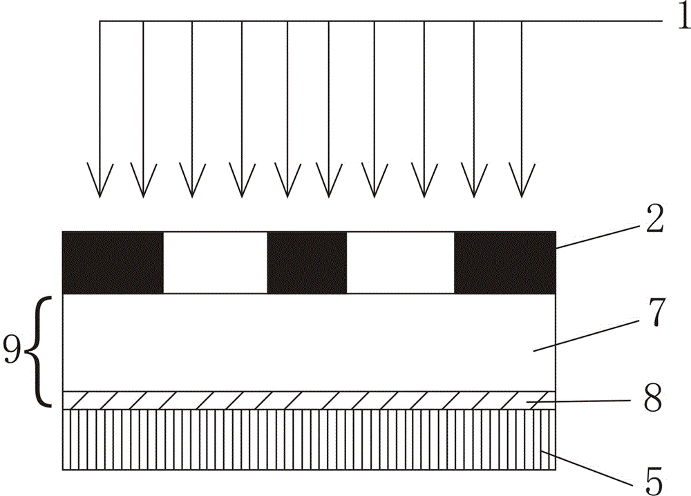 UV curing coating for make-up copying of holographic patterns and use method of UV curing coating