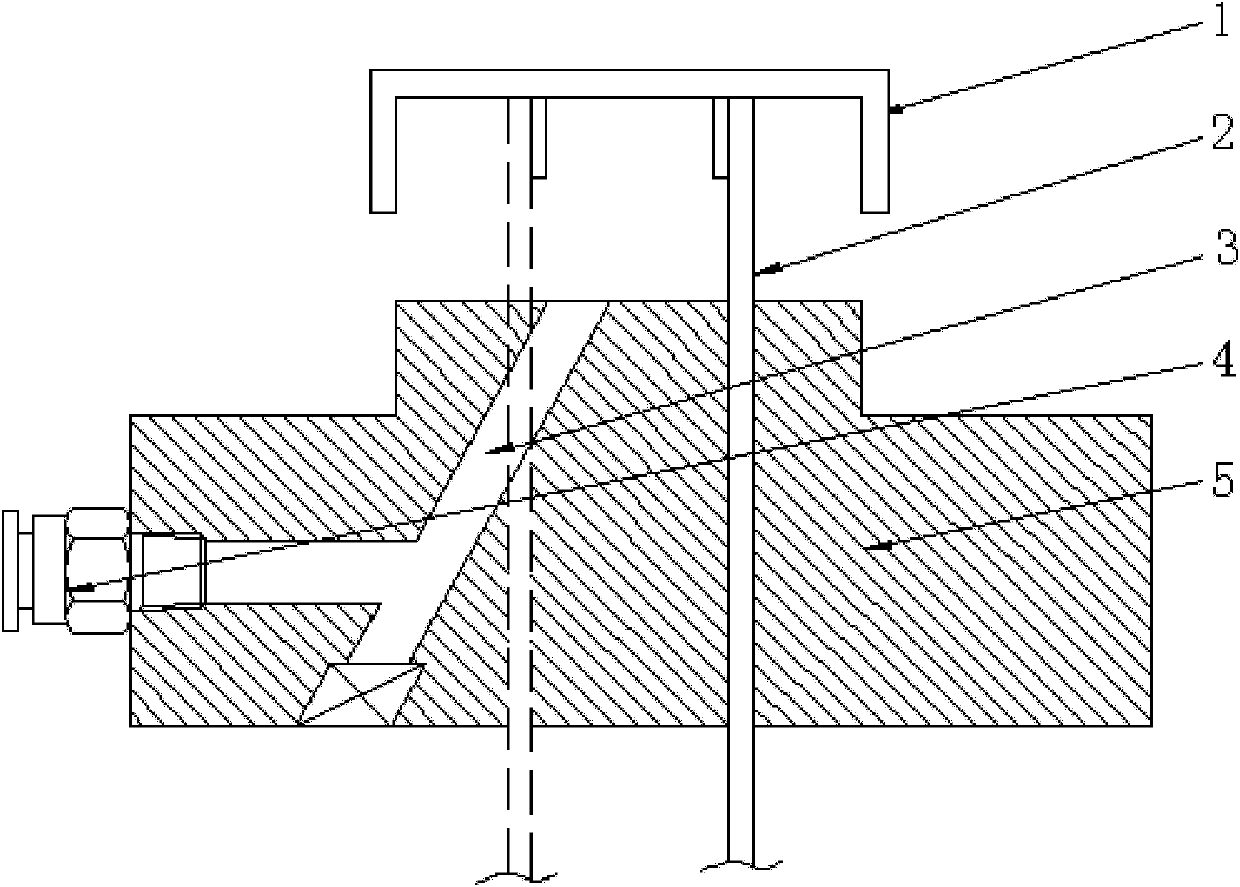 Mold for conveniently de-molding injection molded products