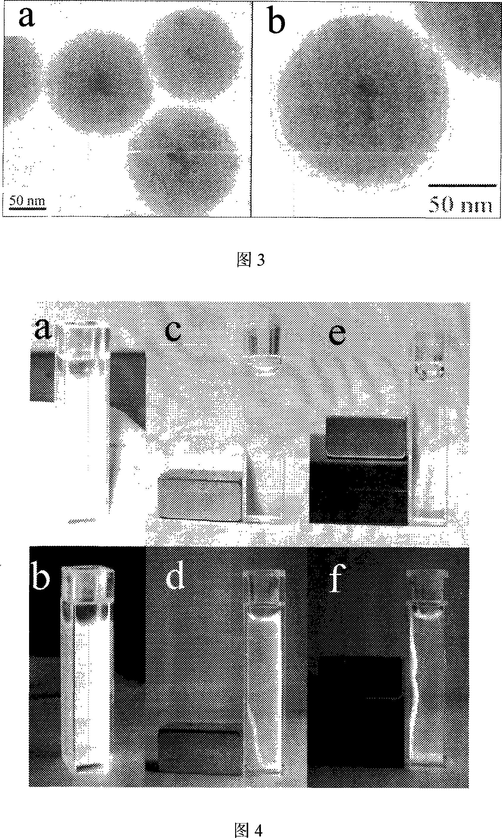 Nano-material having both magnetic property and rear earth property luminescent performance and preparation method thereof