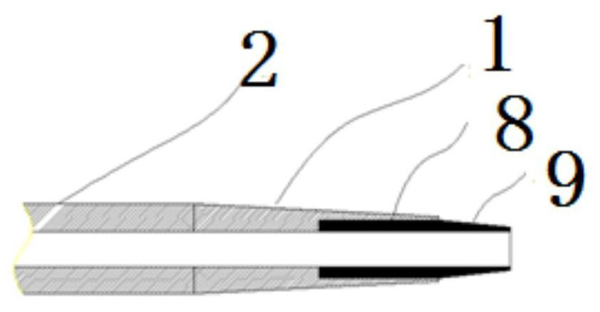 An intravascular support catheter with a rotary cutting tip