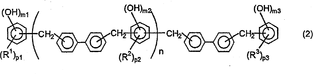 Biphenylene-bridged phenol novolak resins and use thereof