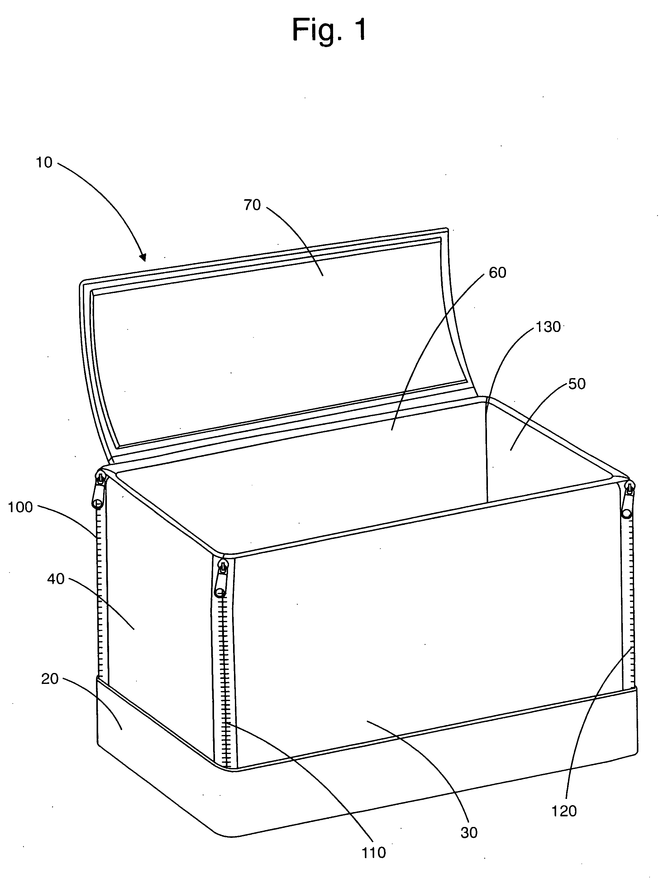 Stowable cooler