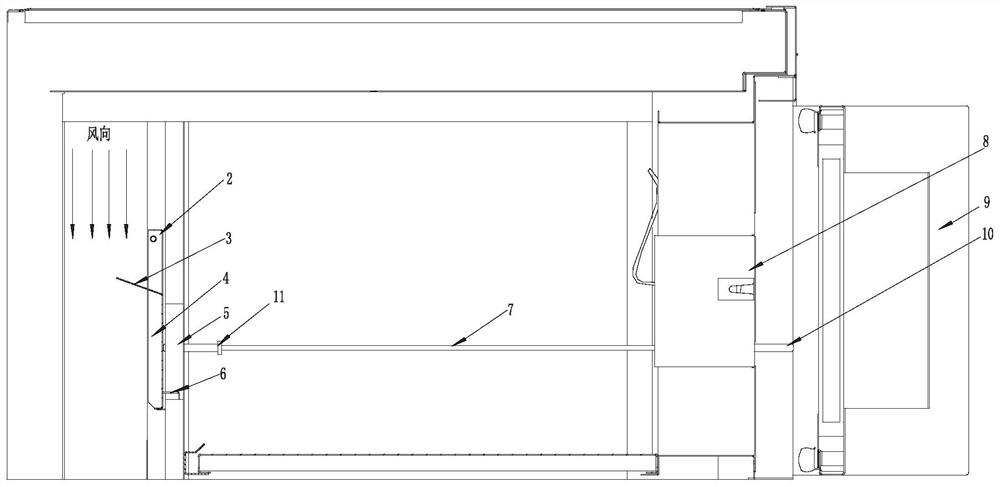 A cooling and heating conversion box for a lattice cabinet