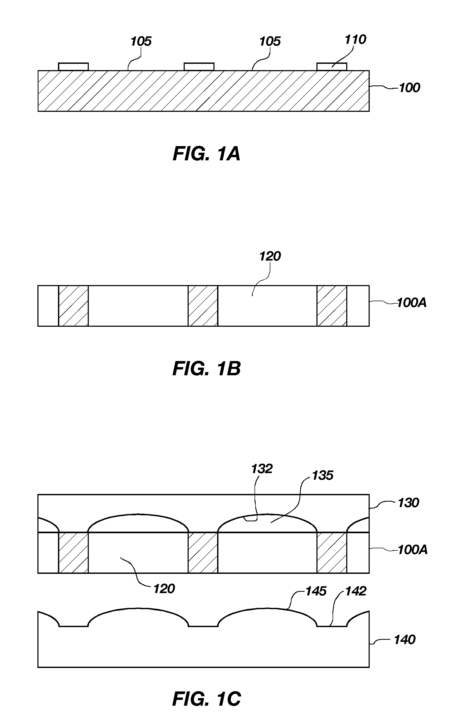 Wafer level lens arrays for image sensor packages and the like, image sensor packages, and related methods