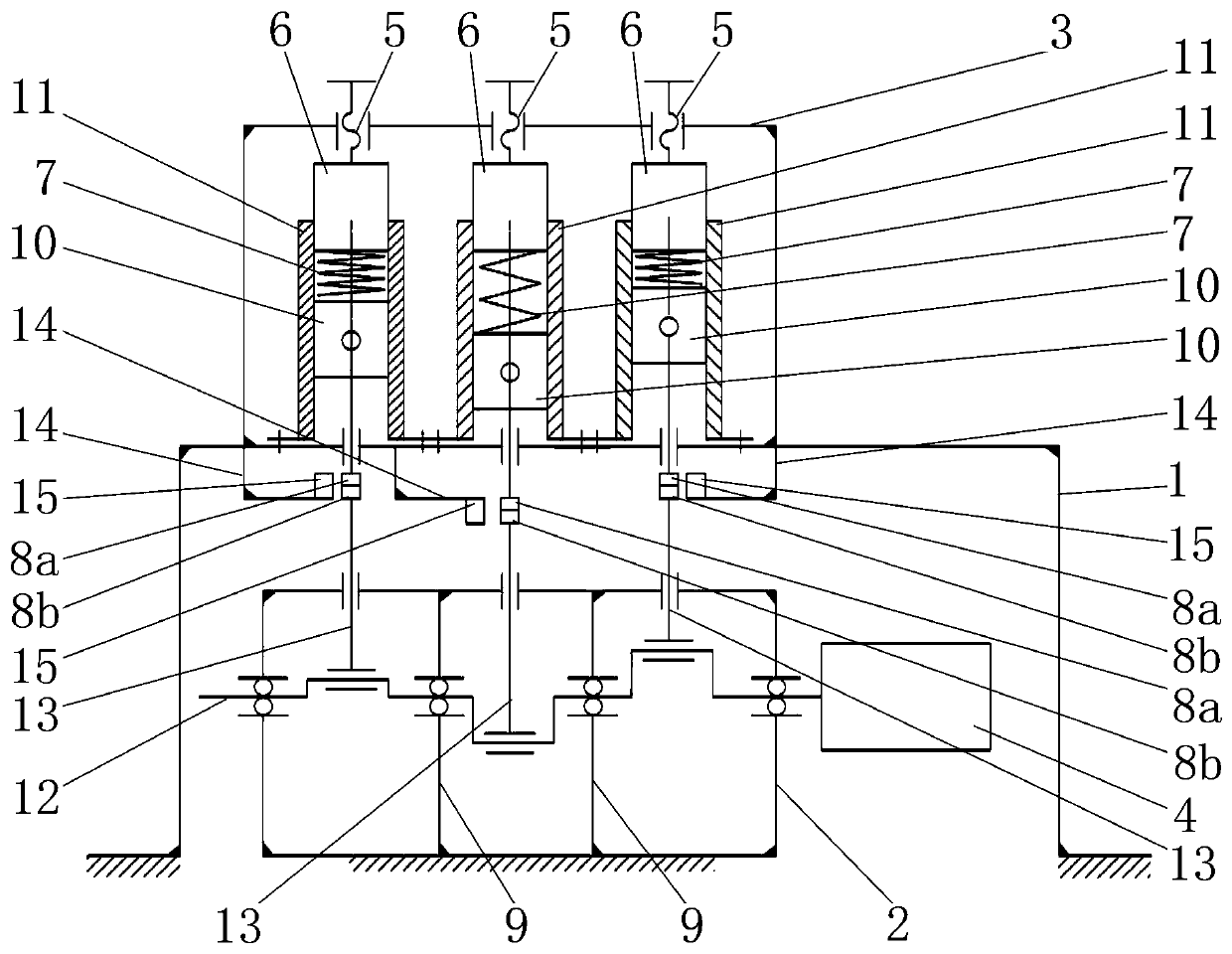 High-speed multi-station piston ring-cylinder liner sliding pair friction test machine