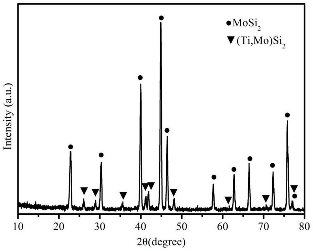 Method for preparing antioxidant coating on surface of molybdenum and molybdenum alloy protection tube