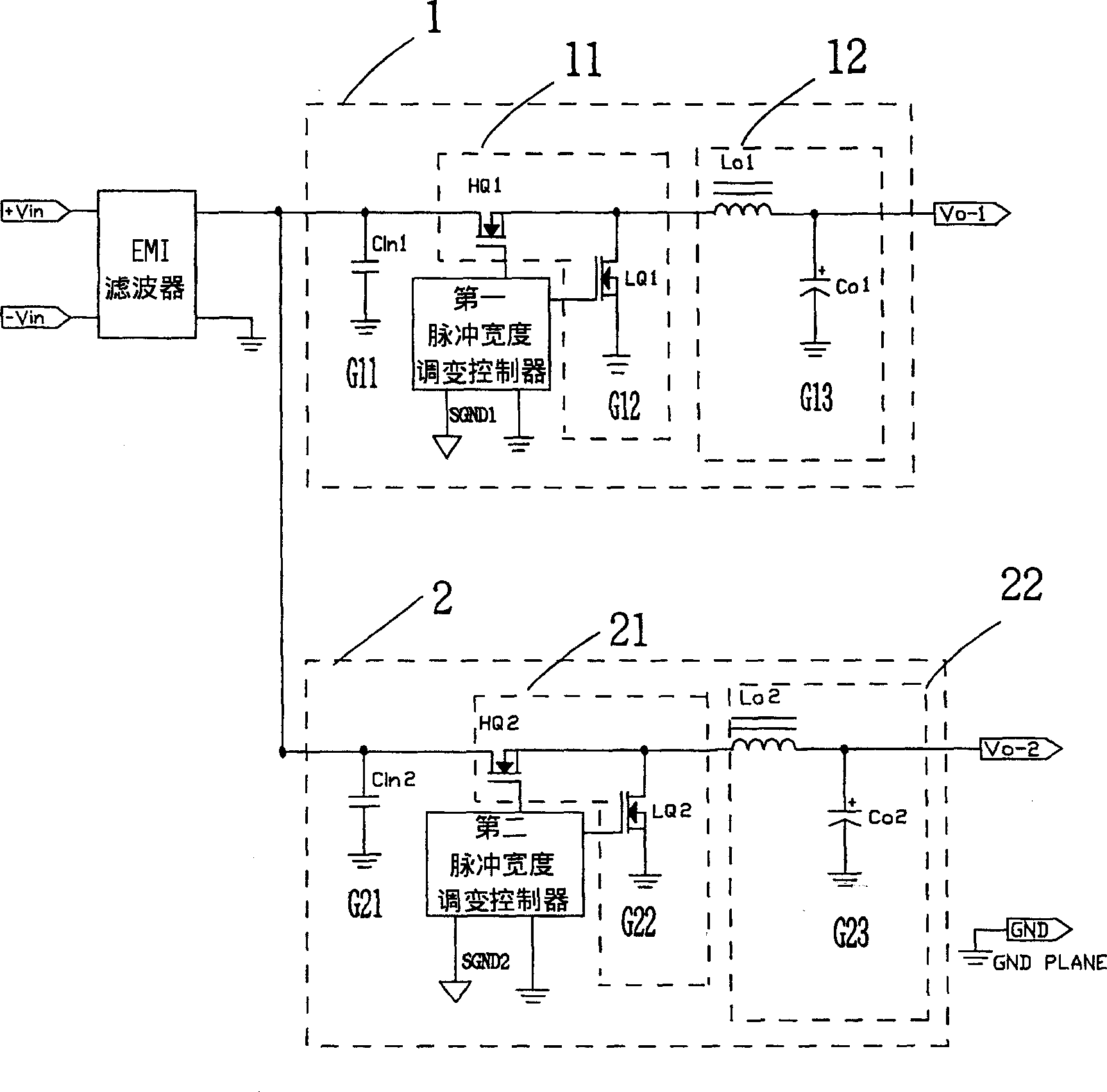 Method for eliminating noise and its disturbance by printing circuit board ground wiring