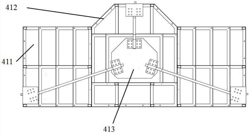 Operating platform system used for high-rise building robot