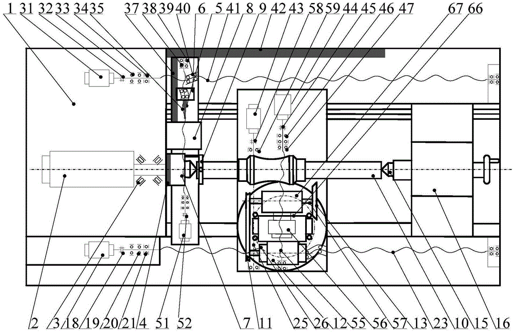 Online detection and correction machining method for enveloping worm tooth surface