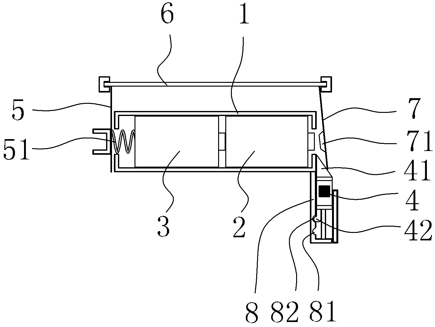 Switch gear of small-sized electronic product