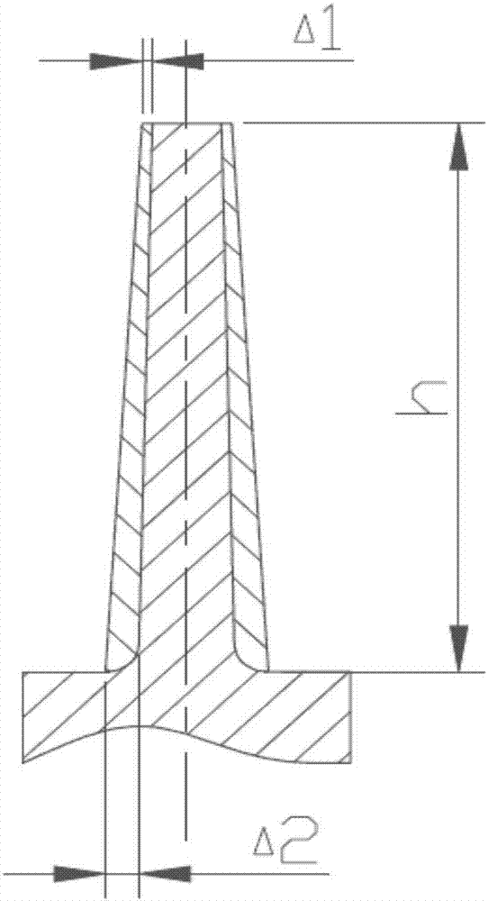 Process method for reducing impeller blade side milling machining deformation errors