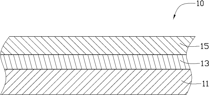 Vacuum coated component and production method thereof