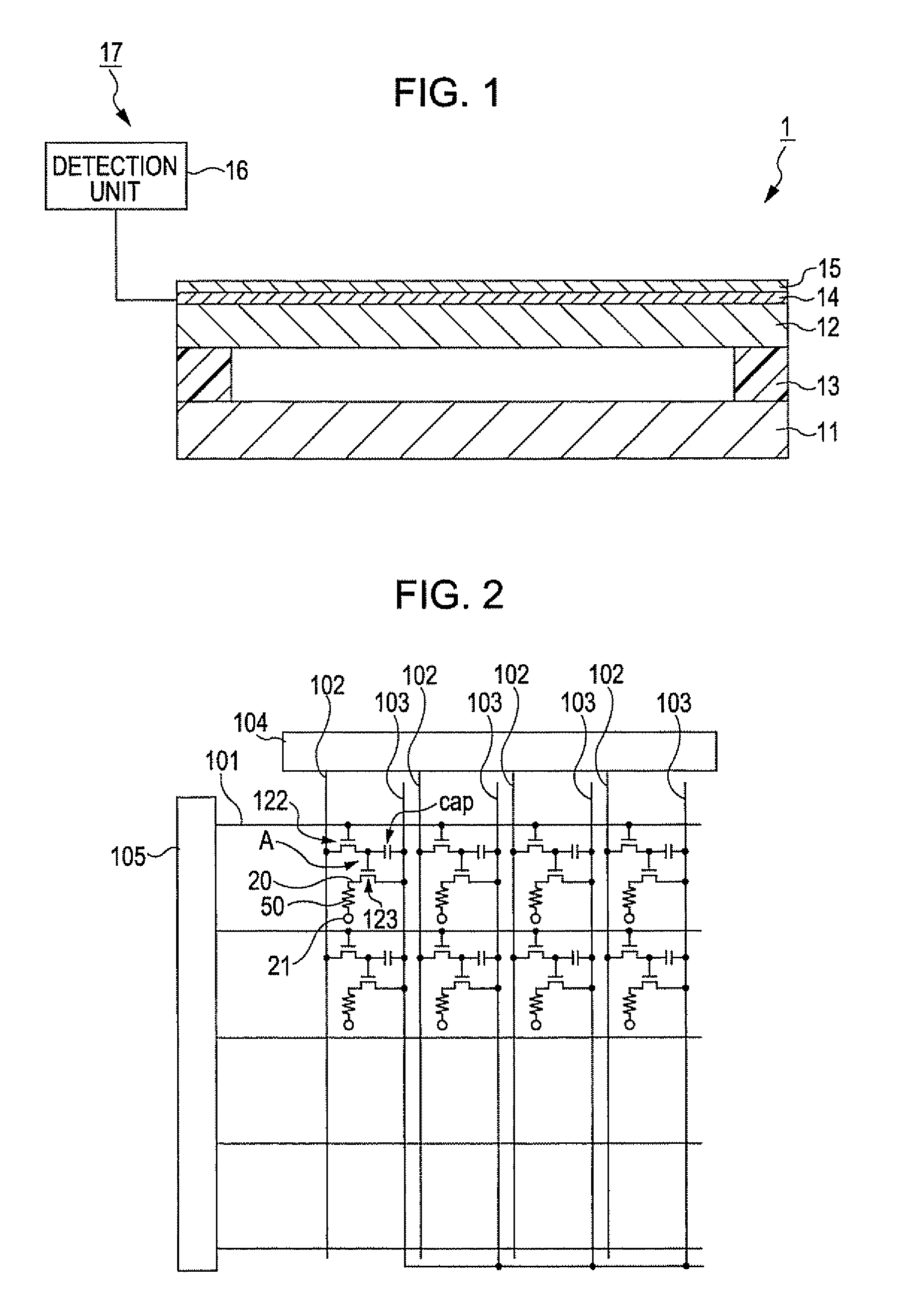 Organic Electroluminescence Device Having Input Function and Electronic Apparatus