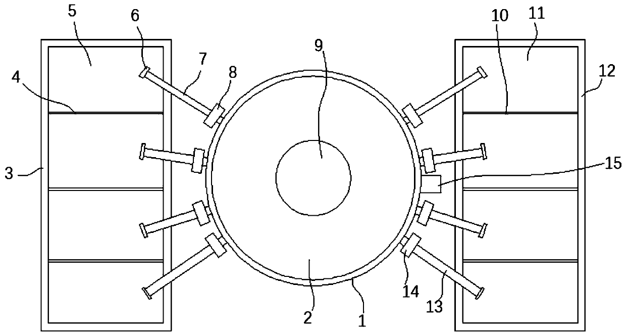 Automatic feeder for pig houses and pig house