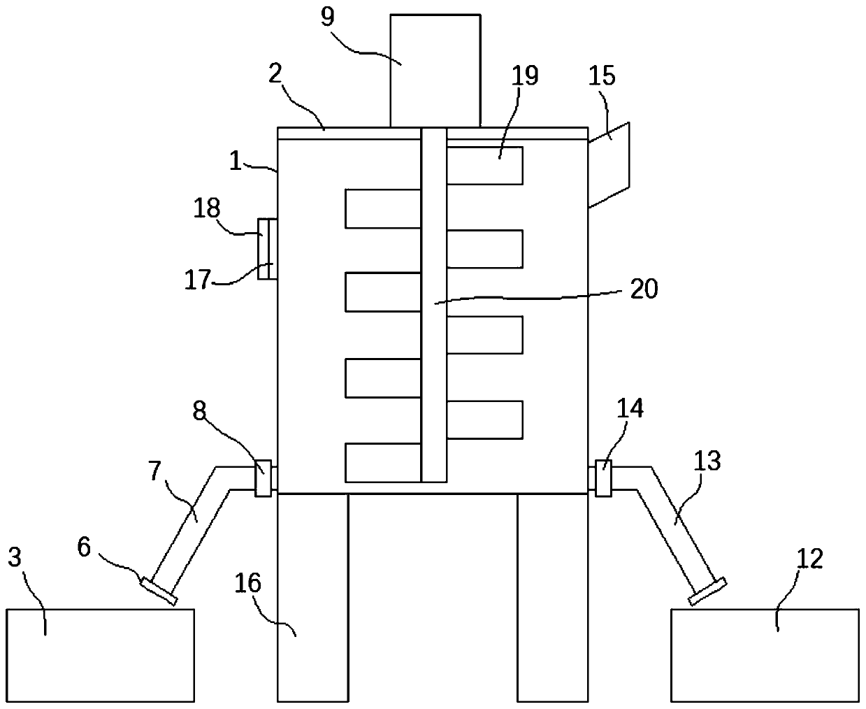 Automatic feeder for pig houses and pig house