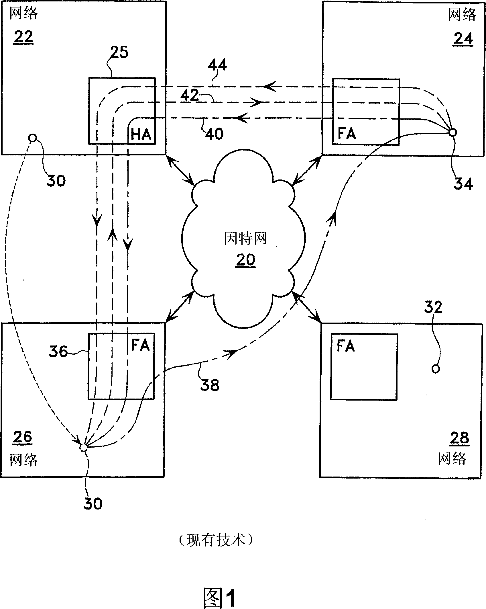 Multimedia communication using co-located care of address