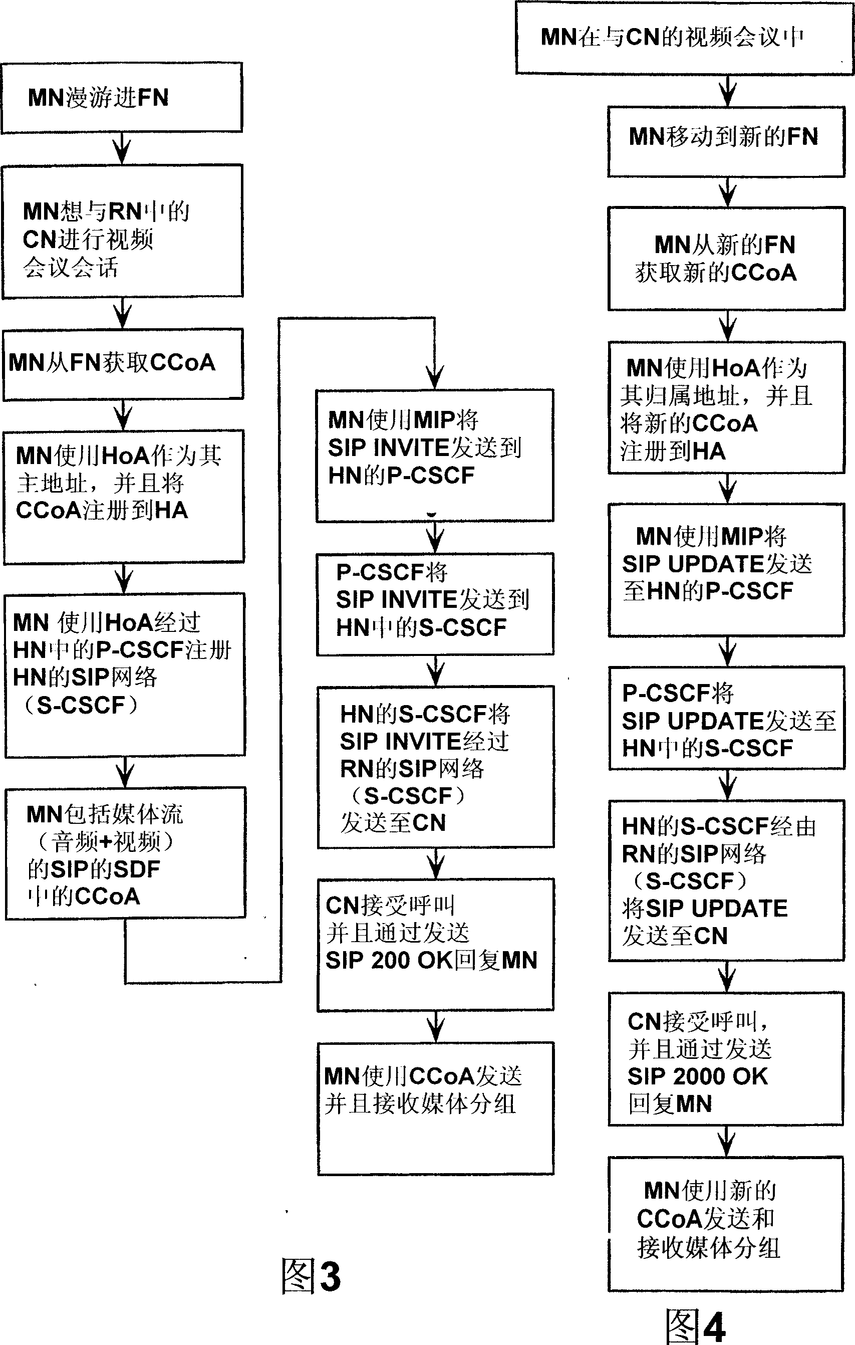 Multimedia communication using co-located care of address