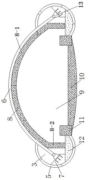 Underground engineering supporting structure and construction method thereof