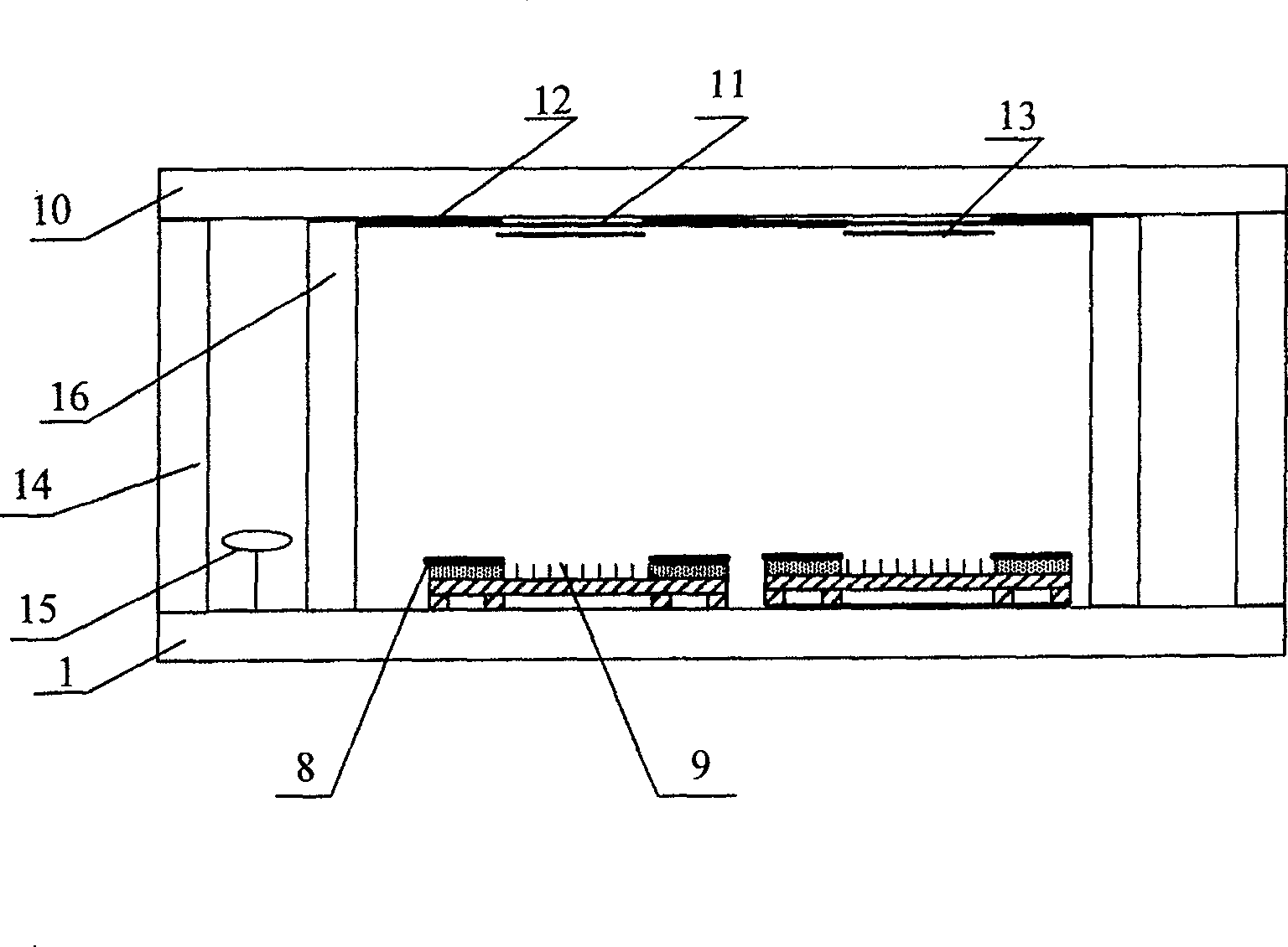 Plate display having anode regulating resistance structure and its manufacturing technology