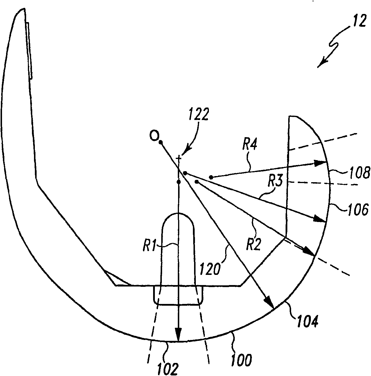 Posterior cructiate-retaining orthopaedic knee prosthesis having controlled condylar curvature