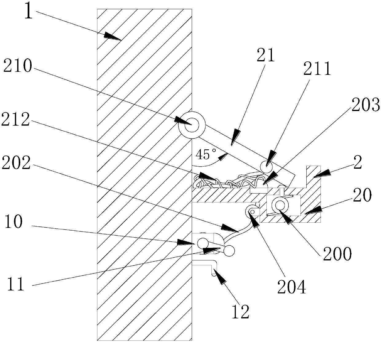 Supporting structure improved power box based on tension-enhanced compactness