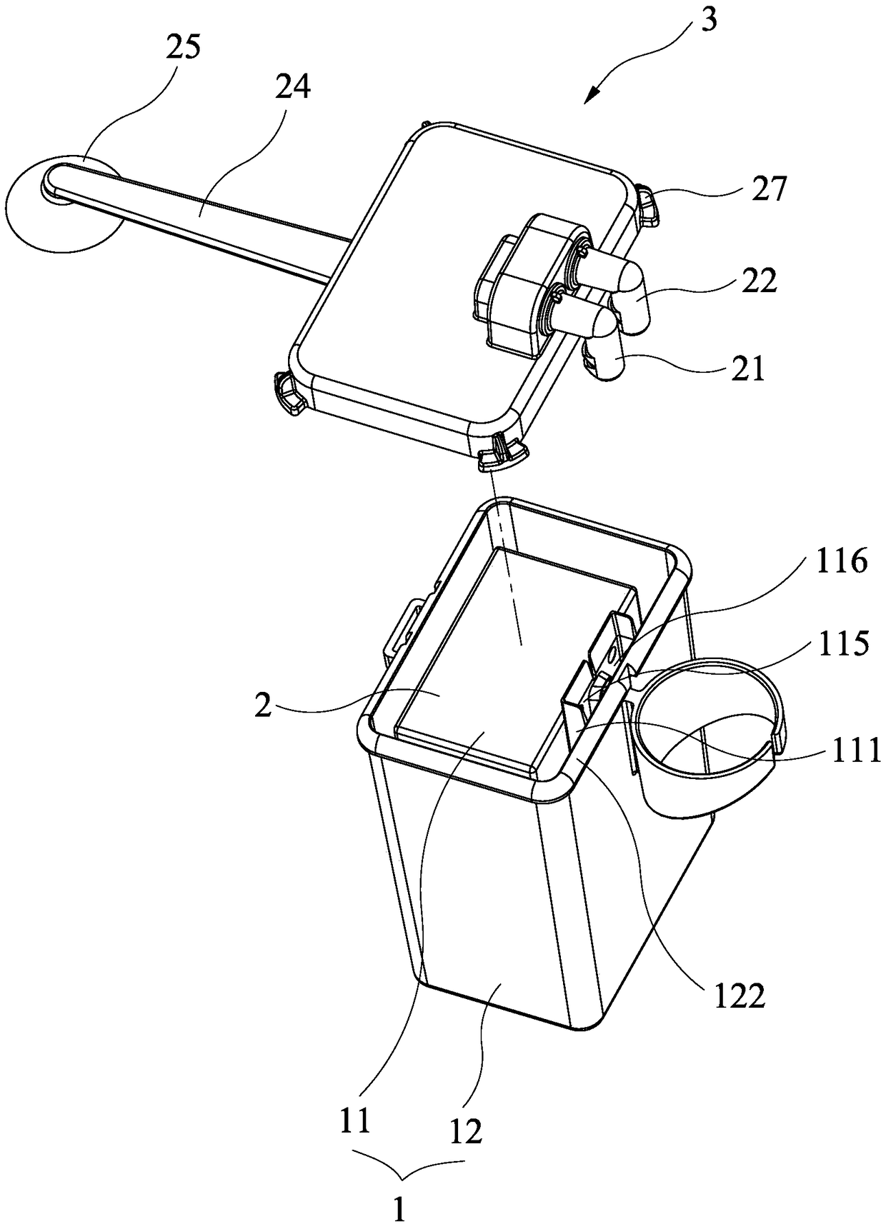 Closestool cleaning device