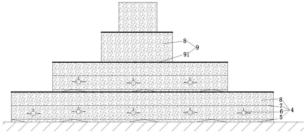 Foam light soil construction method