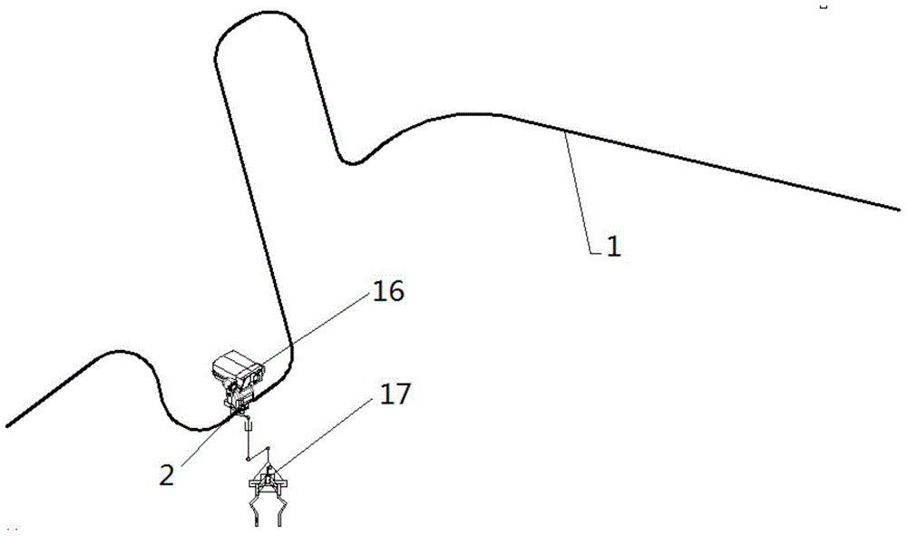 Indoor multi-dimensional orbital intelligent inspection robot