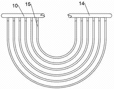 Ventilation heating device of vegetable cultivation greenhouse