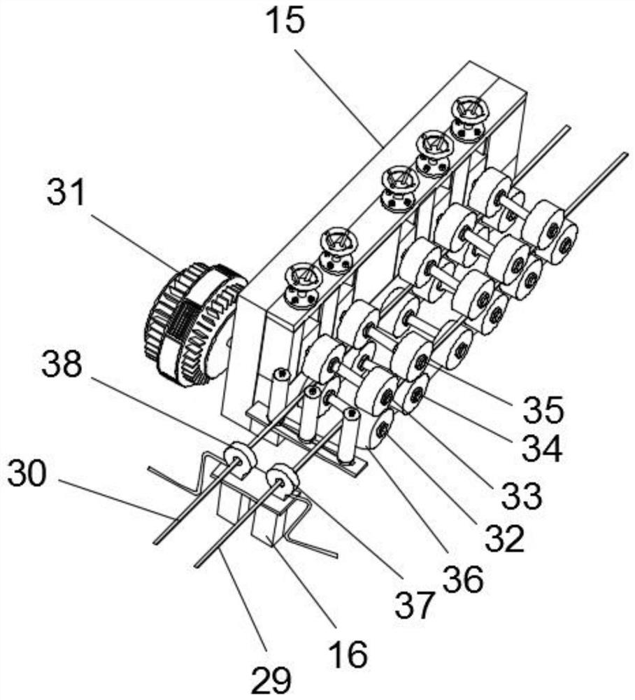 Horizontal constant-speed material receiving device