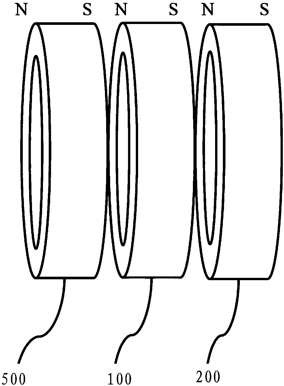 The connection structure of the modular smart ring and the modular smart ring