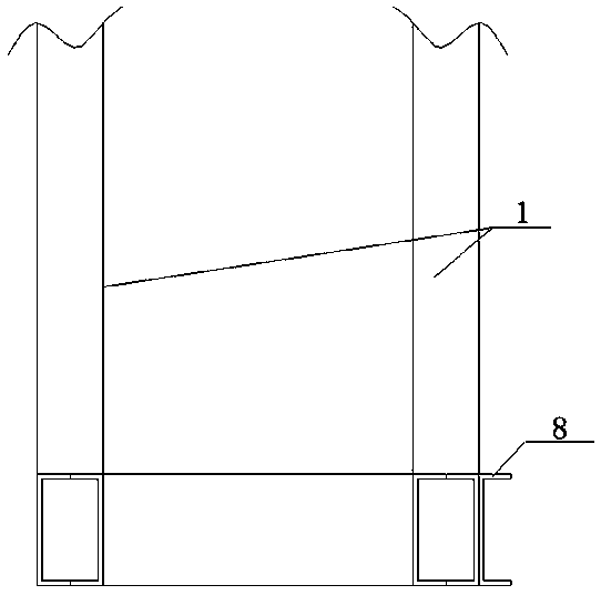 A support method for normal installation of hatch coaming on ultra-large container ships