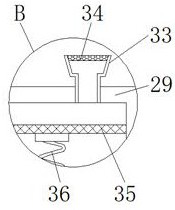 Cloth ironing device with adjustable heating area for textile machine