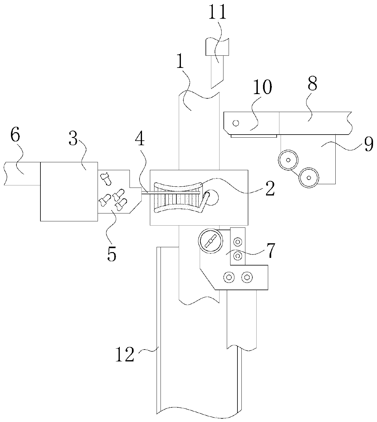 Automatic forming method of volute spiral spring