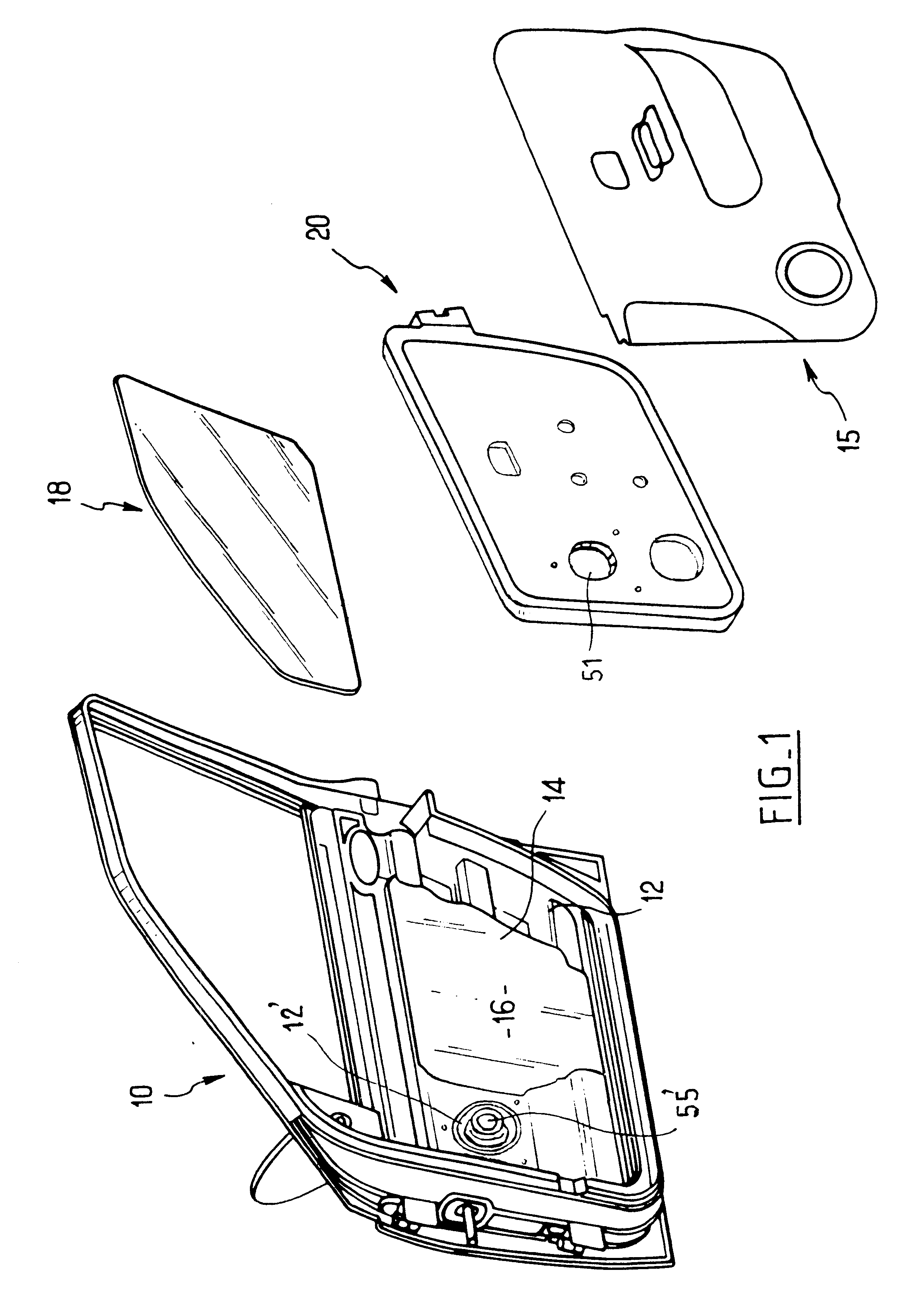 Door trimming panel having a window-lift mechanism