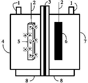 Preparation method for graphene/ conductive polymer anode for microbial fuel cell