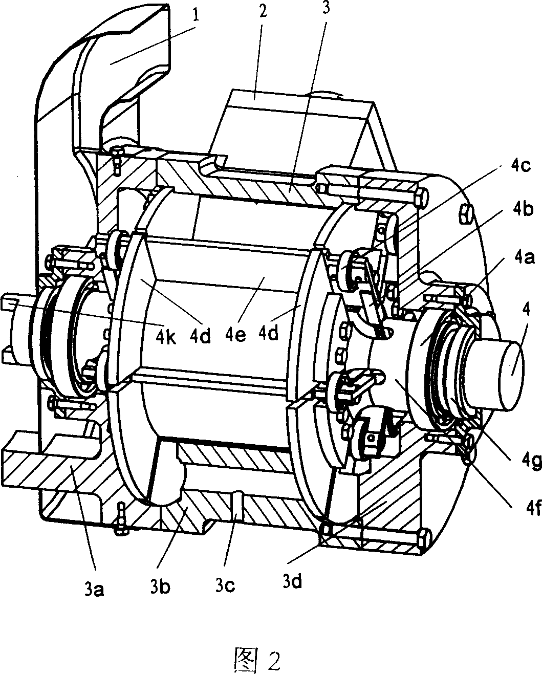 Volume type continuously burning type engine