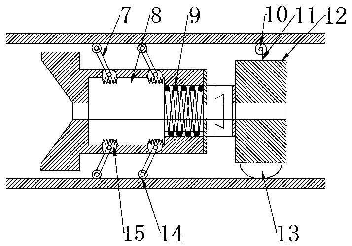 Device for detecting surface hardness of gun tube inner chamber based on robot and method