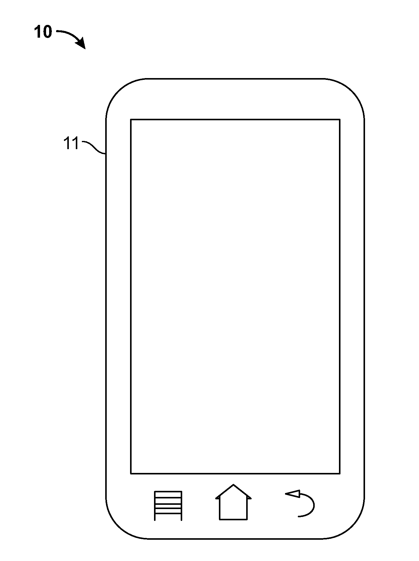 Smartphone having full size USB port