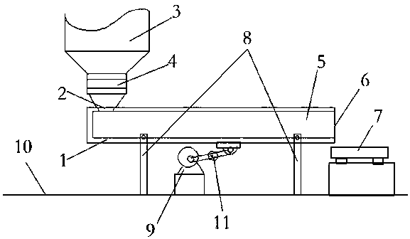 Bottom discharge method and bottom discharge device for light calcium carbonate calcining furnace