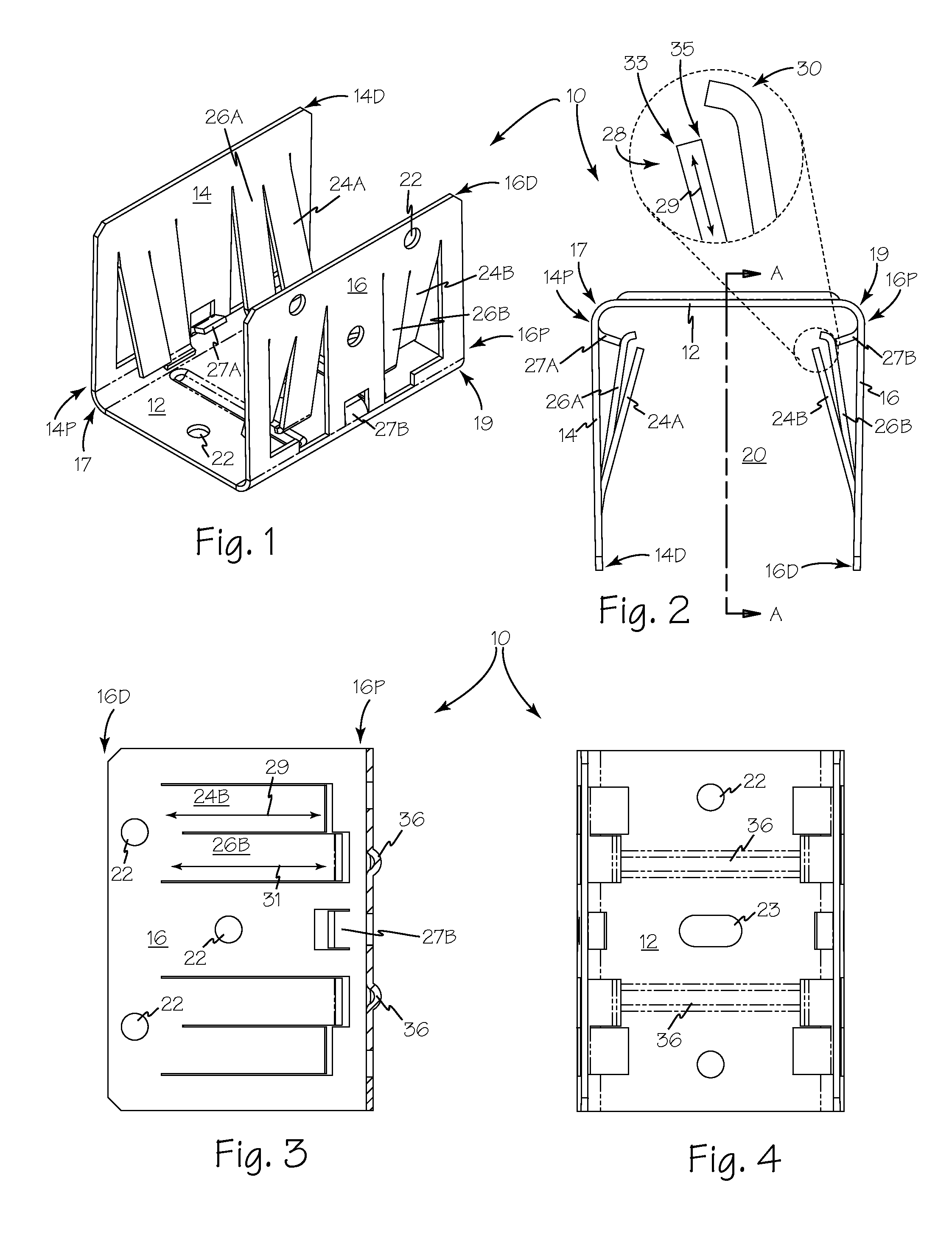 Universal metal stud clip