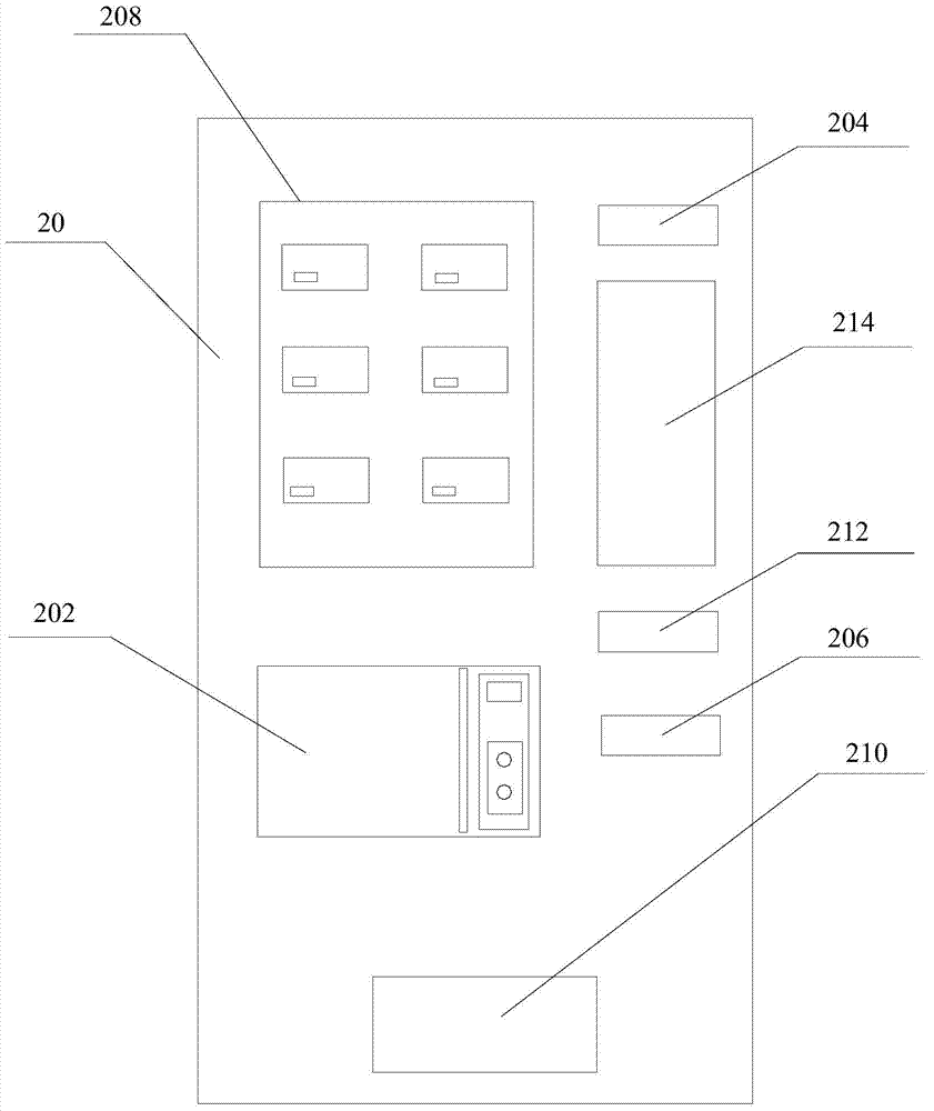 Food heating vending machine