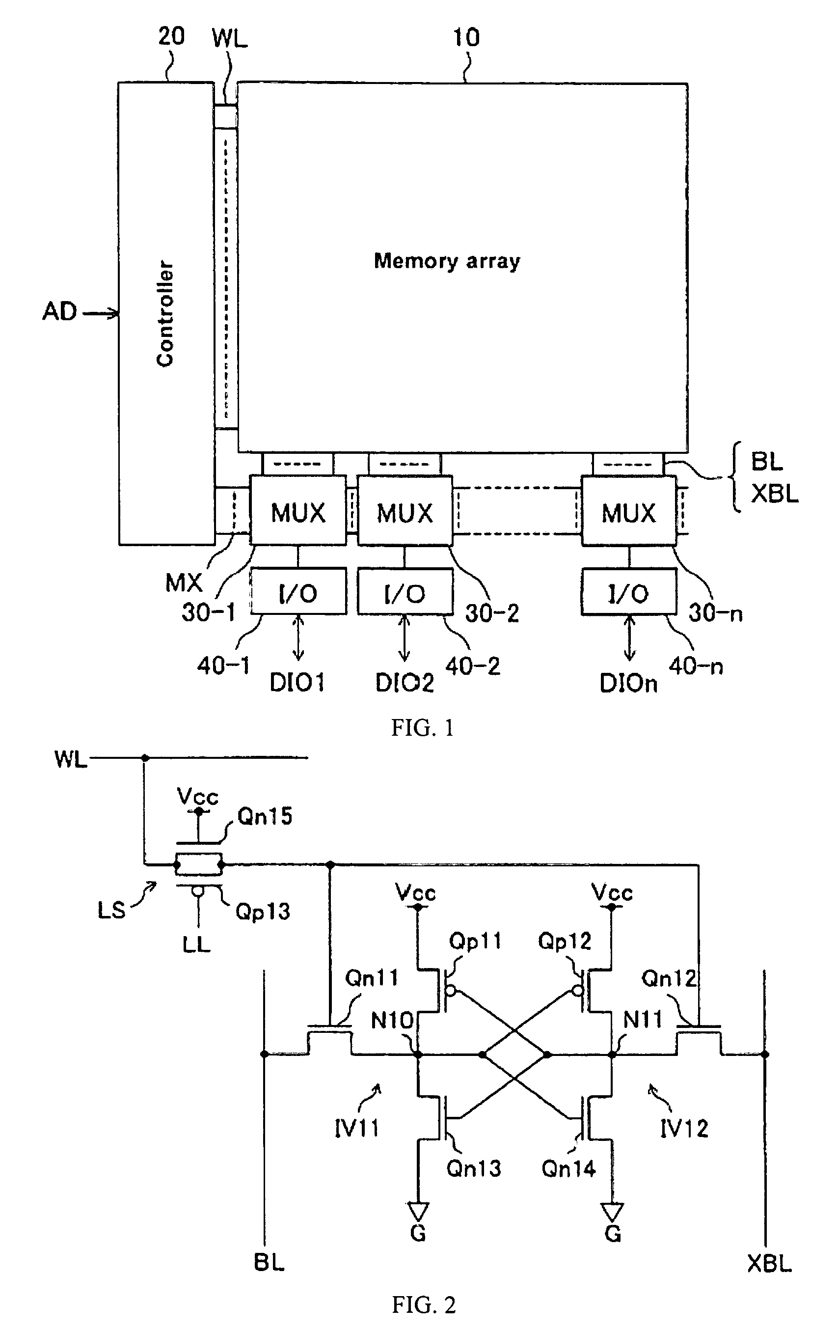 Static memory cell and SRAM device