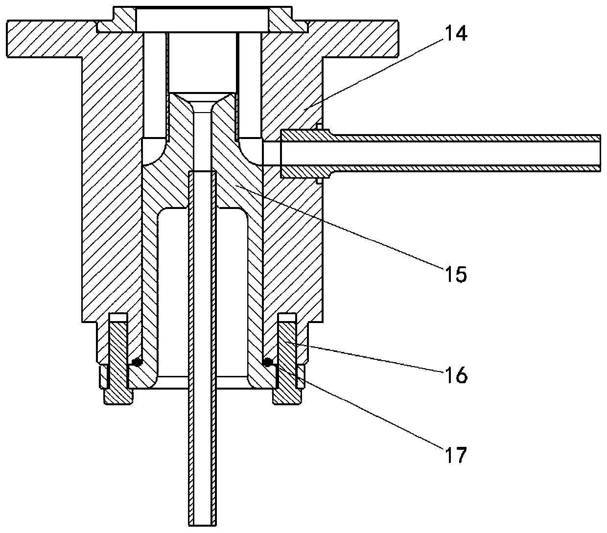 Manufacturing method of split welded hot end heat exchanger of coaxial pulse tube refrigerator